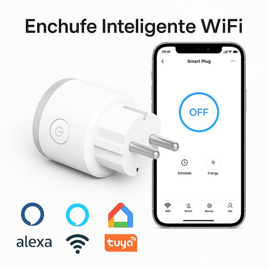 Enchufe inteligente WiFi (EU – España) | Control desde el móvil